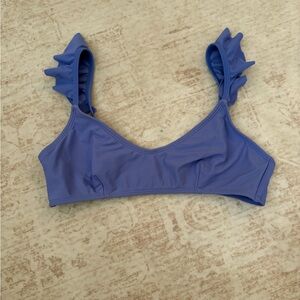 No Boundaries Light Blue Bikini Top